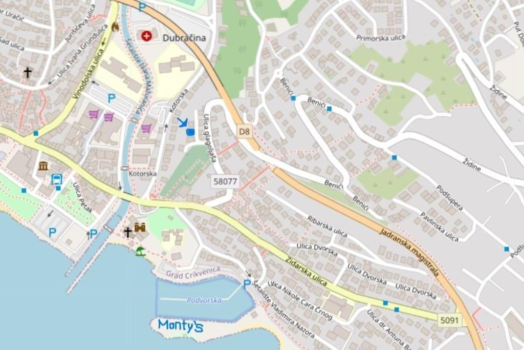 Ferienwohnung Nena In Crikvenica Bagian luar foto